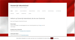 Desktop Screenshot of oostenrijkvakantieland.nl